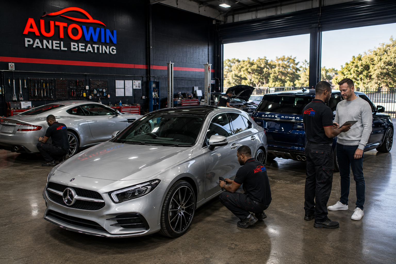 Autowin refinishing and repair process