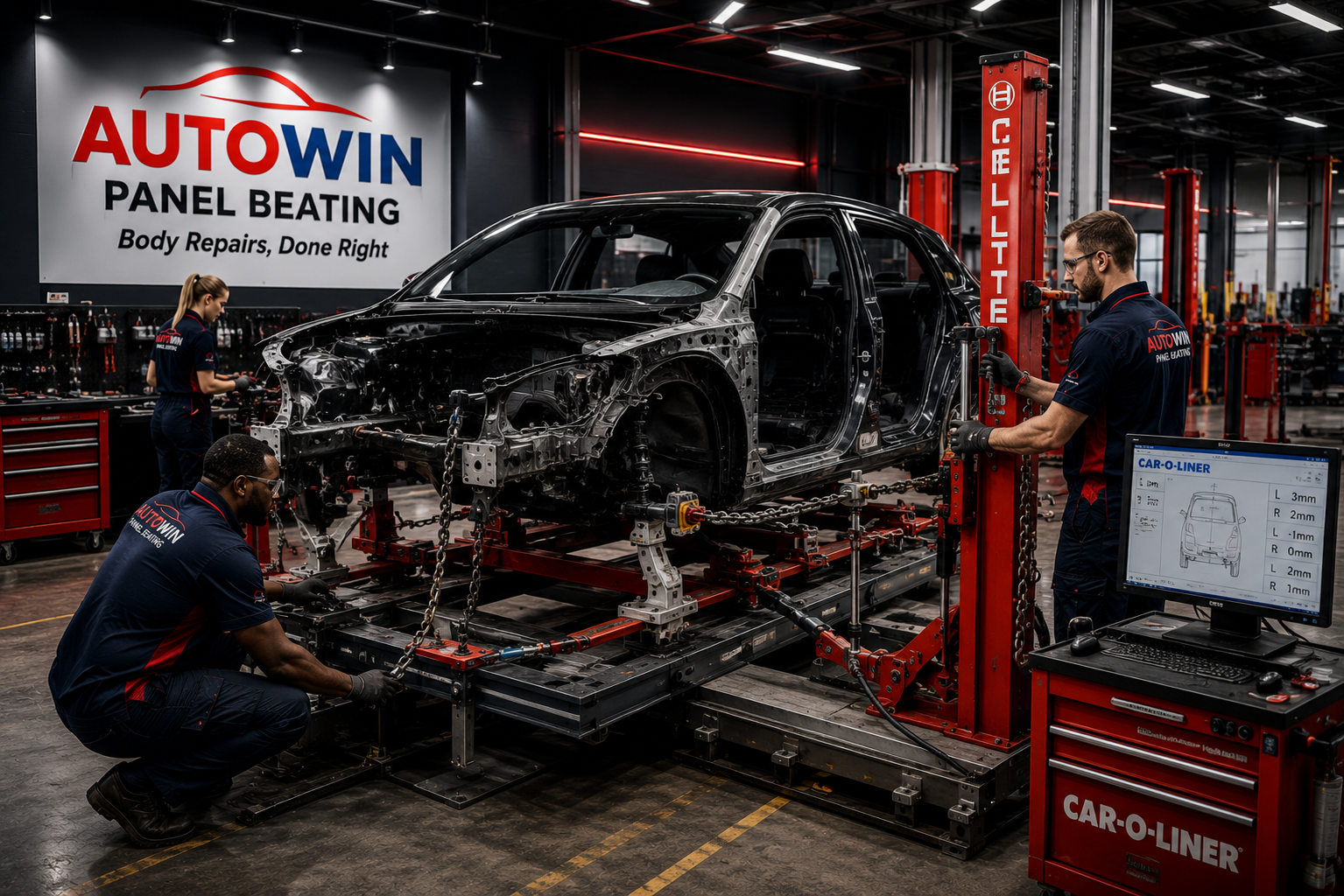 Autowin chassis straightening and structural vehicle repair support in Hartbeespoort