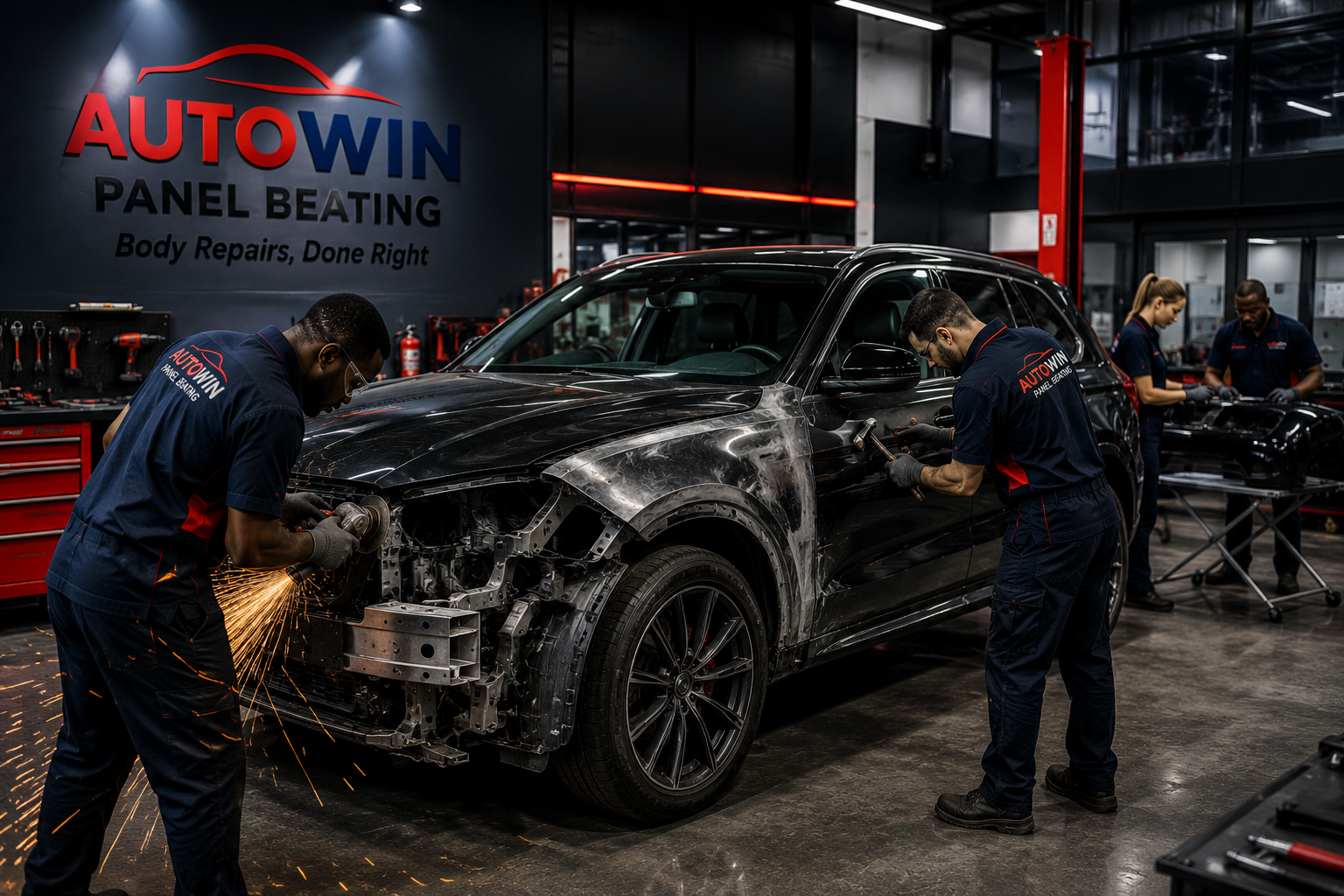 Autowin panel beating and vehicle body repair service in Hartbeespoort